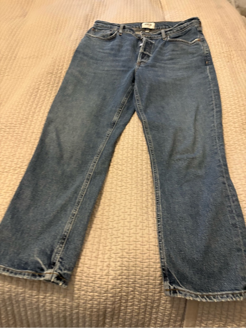 AGOLDE Bootcut Blue Denim Jeans